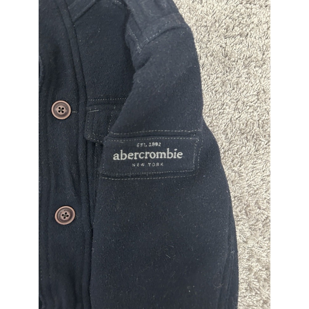 Abercrombie Kids Warm Parka Coat Jacket Navy Size XL - Picture 4 of 13